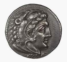 Drachme macédonien sous Alexandre (Face effigie)